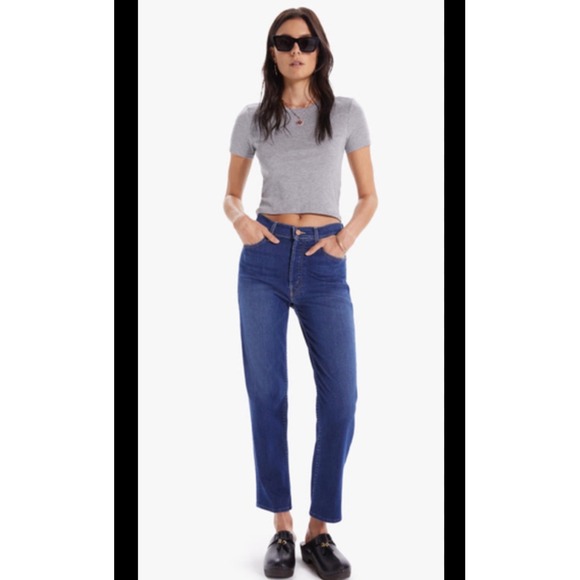 MOTHER Denim The Tomcat Straight Leg Jeans 26 layered‎ staple flattering boho